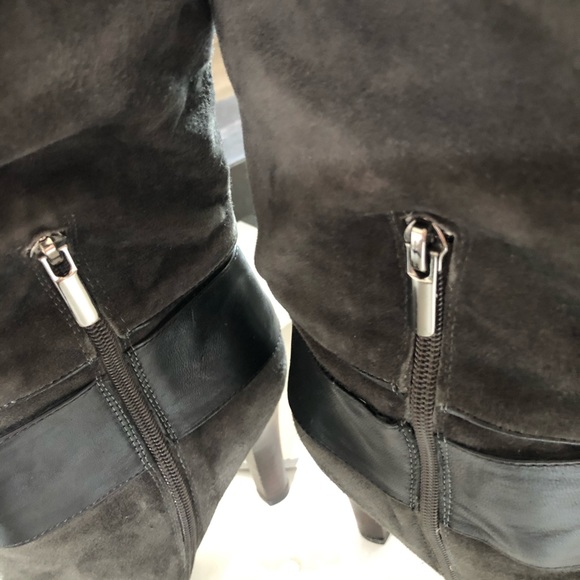 suede knee high boots-like new - Picture 5 of 12